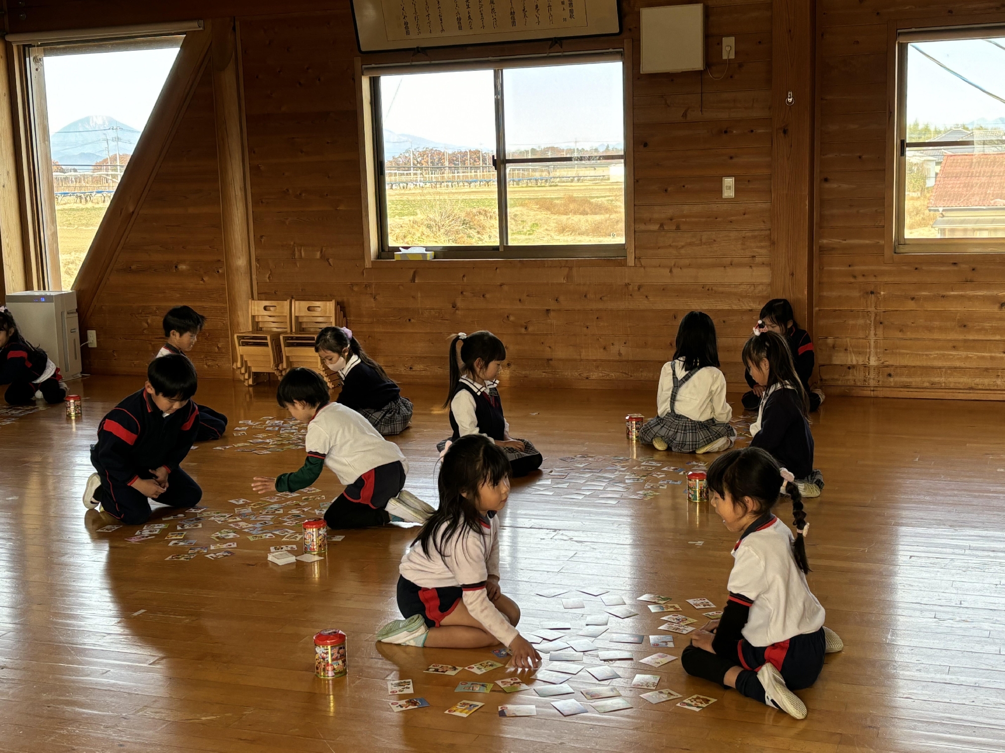かるた取り大会・ゆり１組